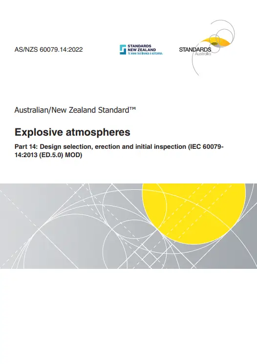 AS NZS 60079.14-2022 AS NZS 60079.14